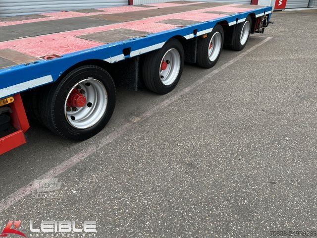 Semirremolque de plataforma baja MEUSBURGER MTS-4*48t Tieflader*3+4.Lenkachse*Ladehöhe 0,87