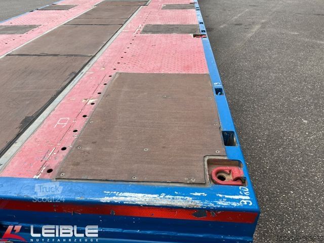 Semirremolque de plataforma baja MEUSBURGER MTS-4*48t Tieflader*3+4.Lenkachse*Ladehöhe 0,87