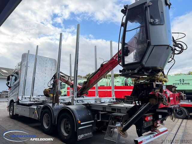 Транспортер для перевезення лісоматеріалів Volvo FH 650 6x4, FTG V1000X.81 Houtkraan