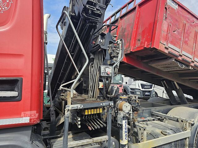 Ribaltabile con gru SCANIA G400 8X4*4 HIAB 211EP-3