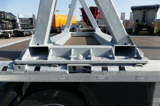 Remorque avec plate-forme de travail MÜLLER-MITTELTAL 3-achs Plateu Anhänger, mit 3 Kabelböcken