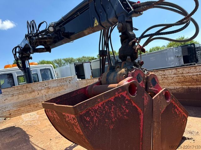 Trostrani kiperski kamion IVECO 140E250 Kipper mit HIAB Kran möglich mitAnhänger