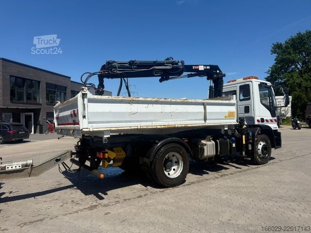 Kiper kamion IVECO 140E250 Kipper mit HIAB Kran möglich mitAnhänger