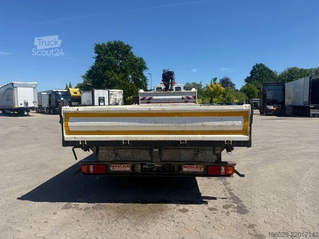 Tipvogn IVECO 140E250 Kipper mit HIAB Kran möglich mitAnhänger