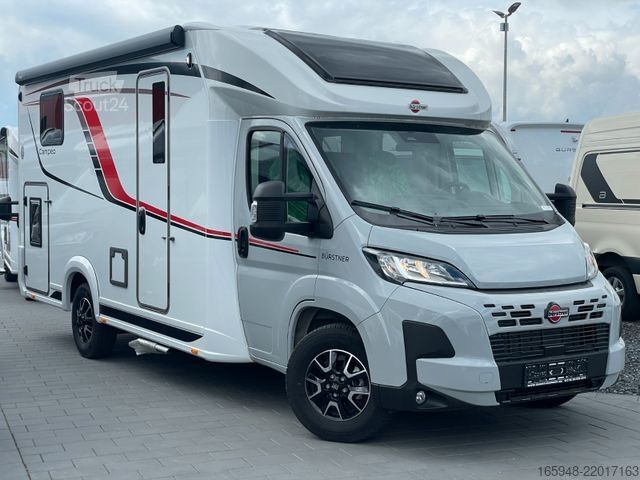Halvintegreret autocamper BÜRSTNER Campeo 690 4 Räder für 4 Pfoten Ready 2 Camp