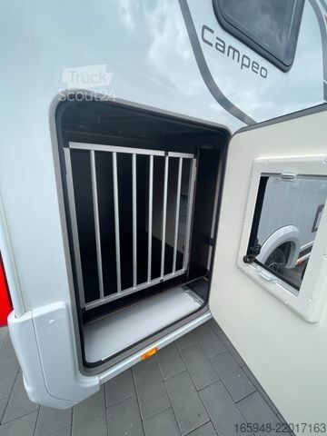 Half-integraal camper BÜRSTNER Campeo 690 4 Räder für 4 Pfoten Ready 2 Camp