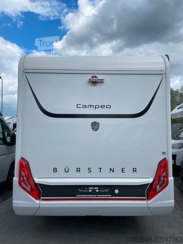 Half-integraal camper BÜRSTNER Campeo 690 4 Räder für 4 Pfoten Ready 2 Camp