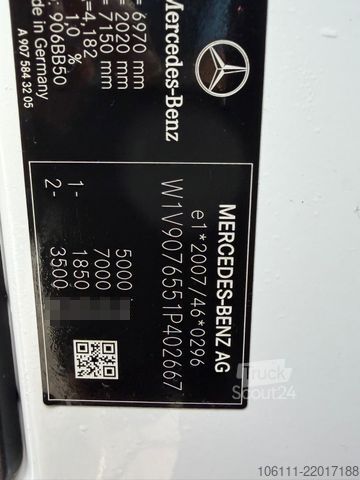 Bestelwagen met verhoogd dak MERCEDES-BENZ Sprinter III Kasten 516 CDI RWD