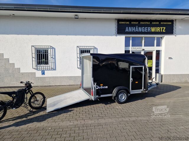 Motorcykeltrailer Debon Cargo 1300 aerodynamisch Seitentür Neu
