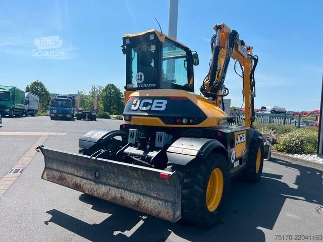 Escavadora de rodas JCB Hydradig 110W / Pratzen / nur 179h / Löffelpaket