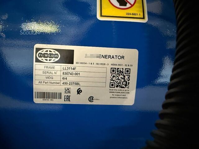 Tilslag FG Wilson PRO115-4 - 115 kVA Genset Stage V - DPX-16046