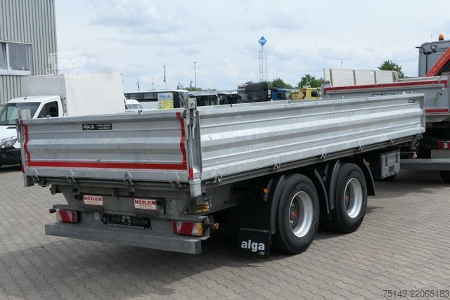 Kolmisuuntainen kippiperävaunu MÖSLEIN TTD 19, Tandem, Rampen, Verzinkt, 19to., SAF