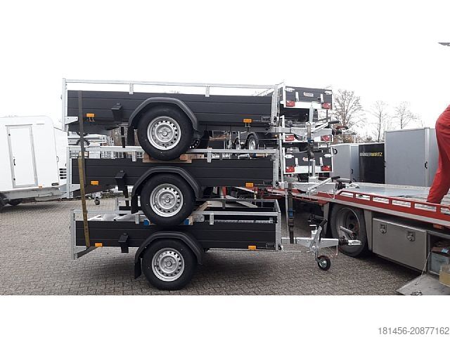 Przyczepa samochodowa Saris schwarzer Anhänger Aluminium 1300kg gebremst