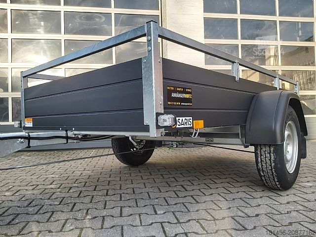 Przyczepa samochodowa Saris schwarzer Anhänger Aluminium 1300kg gebremst