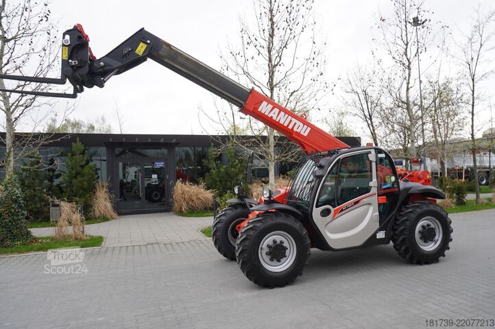 Ładowarka teleskopowa Manitou MT 730 H/ 7 m reach/ 3 t / height 190 cm