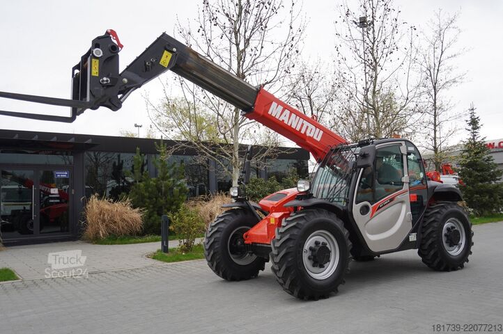 Ładowarka teleskopowa Manitou MT 730 H/ 7 m reach/ 3 t / height 190 cm