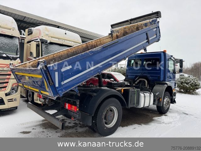 Camion-benne tricar MERCEDES-BENZ 1833 Axor 4x2 MEILLER Kipper Plane TOP !