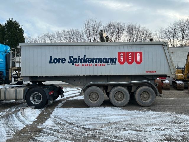 Semirimorchio ribaltabile LANGENDORF ALU Kipp-Auflieger mit 3 Achsen ca. 28m³