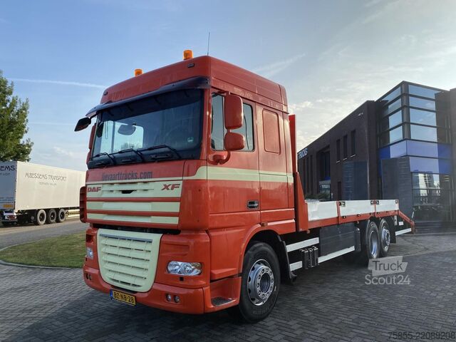Ladepritsche DAF XF105.410 Platform / Machine Transporter / NL