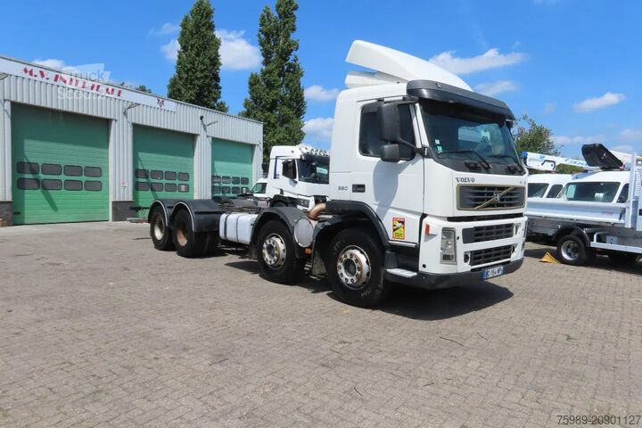 Châssis avec cabine Volvo FM 12.380 8x4 FULL SPRING. 100% condition!