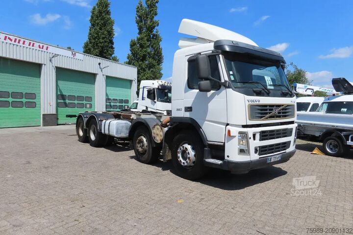 Châssis avec cabine Volvo FM 12.380 8x4 FULL SPRING. 100% condition!