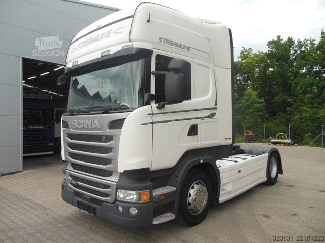 Standardowy ciągnik siodłowy SCANIA R450, RETARDER, STANDKLIMA, VOLL LUFT, OHNE EGR!
