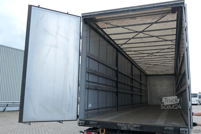 Åben sættevogn med presenning KÖGEL SN 24-1, Edscha, Palettenkasten, BPW, LED