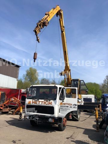 Gru montata su autocarro MERCEDES-BENZ 1619 Kranwagen Pritsche *MKG Kran*