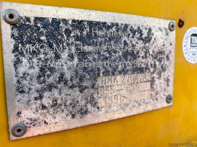 Gru montata su autocarro MERCEDES-BENZ 1619 Kranwagen Pritsche *MKG Kran*