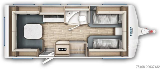Caravana FENDT Tendenza 550 SG Modell 2026 / 2000 kg / Pamplona