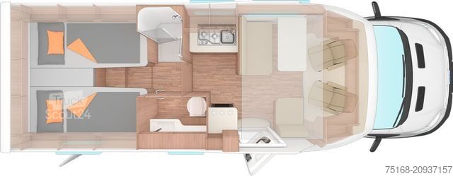 Camping-car semi-intégré WEINSBERG CaraSuite 700 MEG Ehemaliger Mietwagen