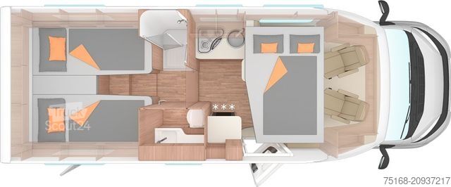 Camping-car semi-intégré WEINSBERG CaraSuite 700 ME Ehemaliger Mietwagen