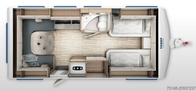 Caravana FENDT Tendenza 560 SG Modell 2026 / 2000 kg / Cania
