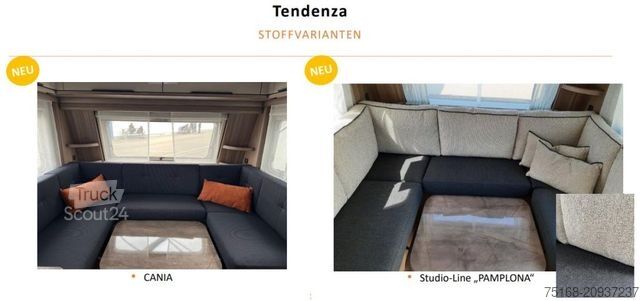 Caravana FENDT Tendenza 560 SG Modell 2026 / 2000 kg / Cania