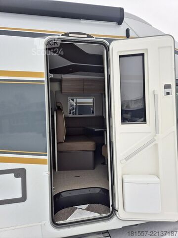 Half-integraal camper BÜRSTNER B66 TD IT 690 G Hubbett / Automatik / Leder Choc