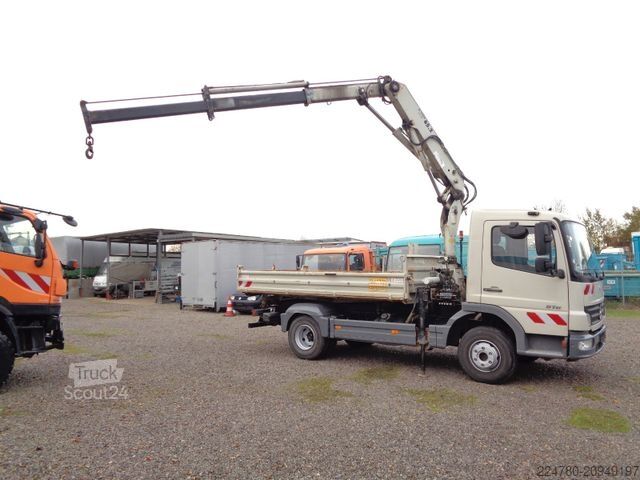 Camion ribaltabile trilaterale MERCEDES-BENZ 918 Atego Kipper Kran  Tachoscheibe  Tüv 1 1/ 26