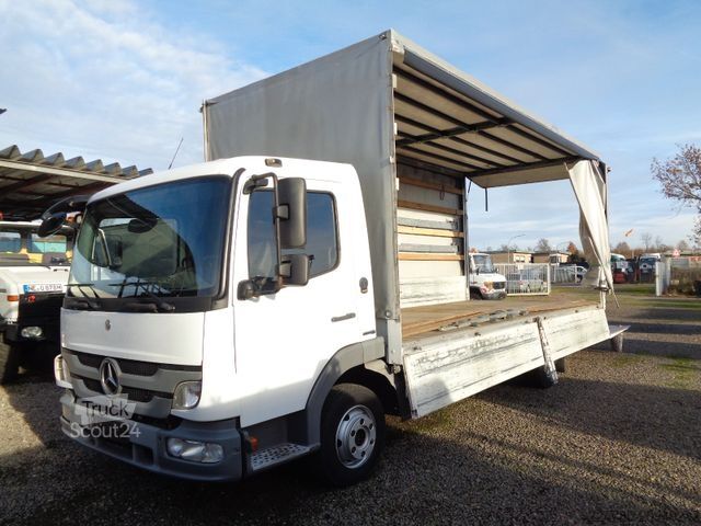 Schuifzeil bestelwagen MERCEDES-BENZ MB 818 L Atego, Schiebeplane,  LBW, Luftfederung