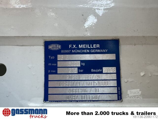 Tipvogn Iveco X-Way AD300X46Z 6x4 mit Kran Atlas AK 206.4E-A2,