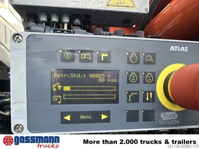 Tipvogn Iveco X-Way AD300X46Z 6x4 mit Kran Atlas AK 206.4E-A2,