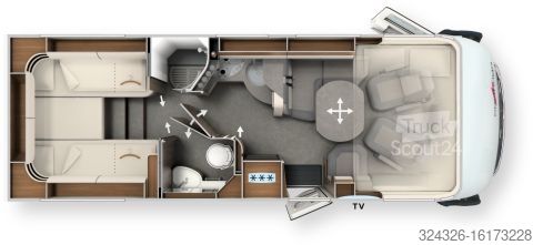 Integroitu matkailuauto Carthago chic c-line I 4.9 LE Auflastung 4,5 to.*ALDE