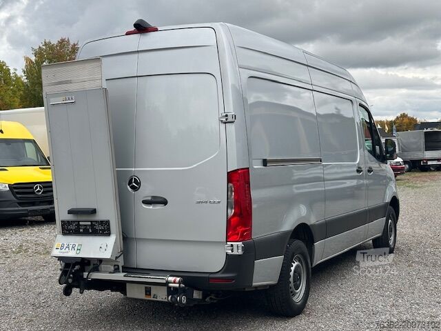 високий та довгий фургон Mercedes-Benz Sprinter 314 L2H2 Ladebordwand Bär Klima