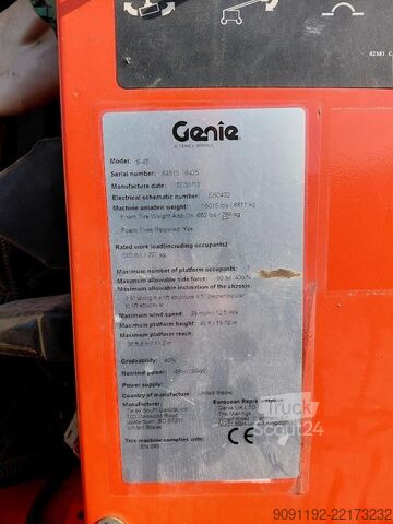 Teleskopisk plattform Genie S-45