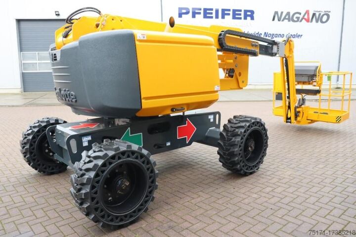 Plate-forme de travail télescopique articulée Haulotte HA16RTJ Valid Inspection, *Guarantee! Diesel, 4x4