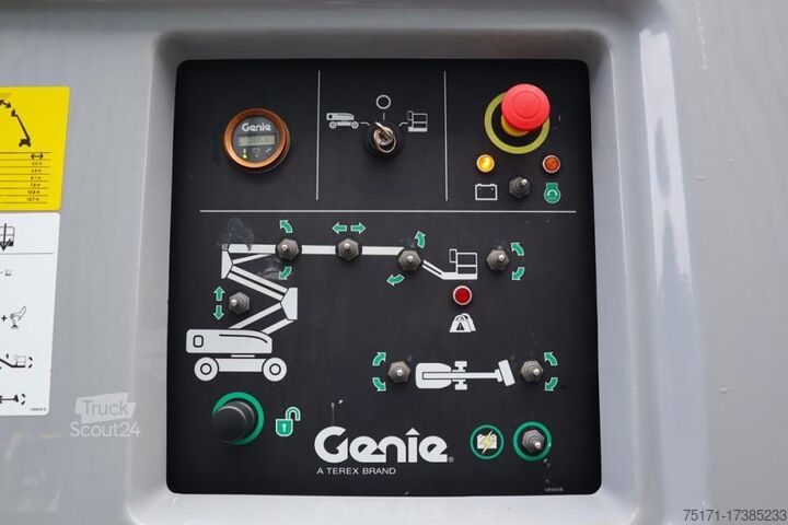 Ledad teleskopisk arbetsplattform Genie Z60/37FE Valid Inspection, *Guarantee! Hybrid, 4x4