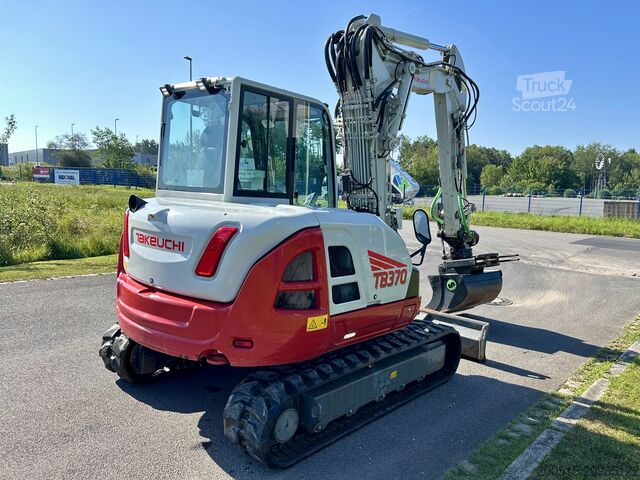 Miniekskavators Takeuchi TB 370 CV Zentralschmieranlage Greifer
