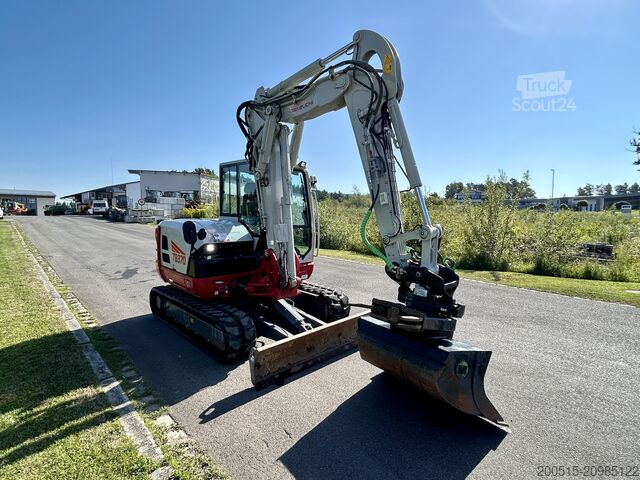 Miniekskavators Takeuchi TB 370 CV Zentralschmieranlage Greifer