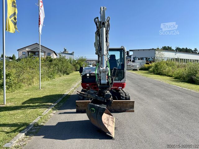 Miniekskavators Takeuchi TB 370 CV Zentralschmieranlage Greifer