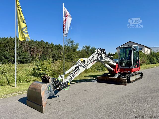 Miniekskavators Takeuchi TB 370 CV Zentralschmieranlage Greifer