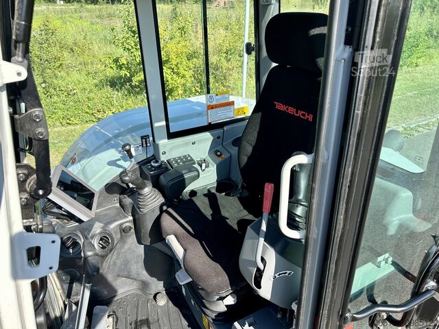 Miniekskavators Takeuchi TB 370 CV Zentralschmieranlage Greifer