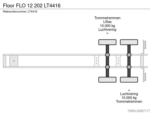 Koel-vriestransport Floor FLO 12 202